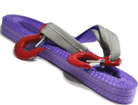 Буксир текстильный ленточный крюк-крюк