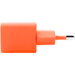 ttec SmartCharger GAN 20W PD Travel Fast Charger + USB-C - Lightning Cable 120cm, Neon Orange