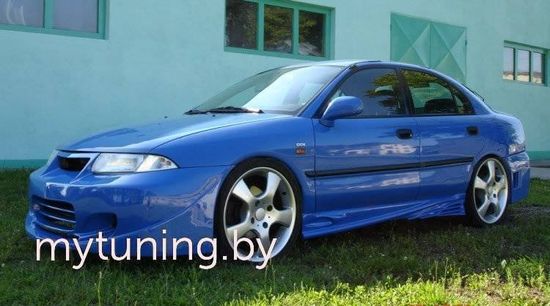 Накладки на пороги Mitsubishi Carisma II