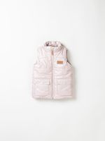 Жилет со съемным капюшоном "Латте"