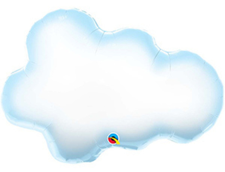 Шар фигура фольга. Голубое облако.