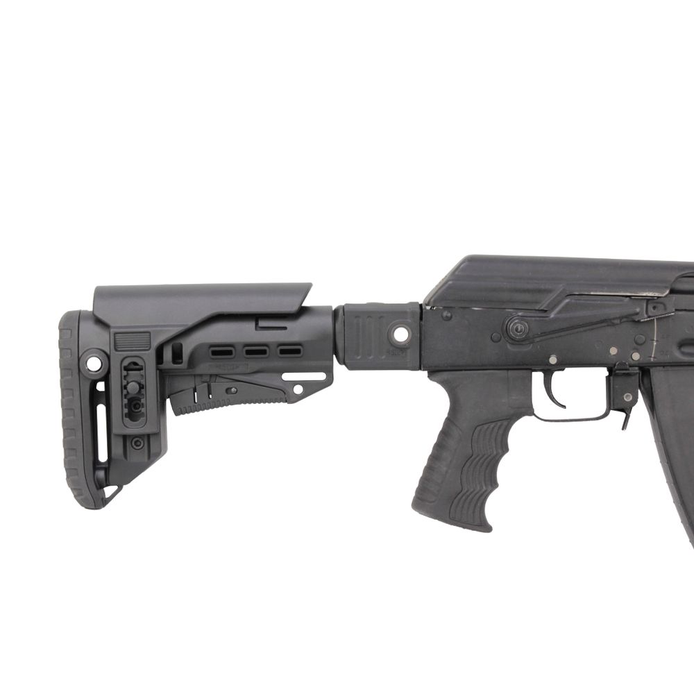 Складной приклад АКМ с подщечником, DLG Tactical