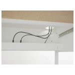 Письменный стол с ящиками - IKEA MICKE, 142x50 см, белый, МИККЕ ИКЕА
