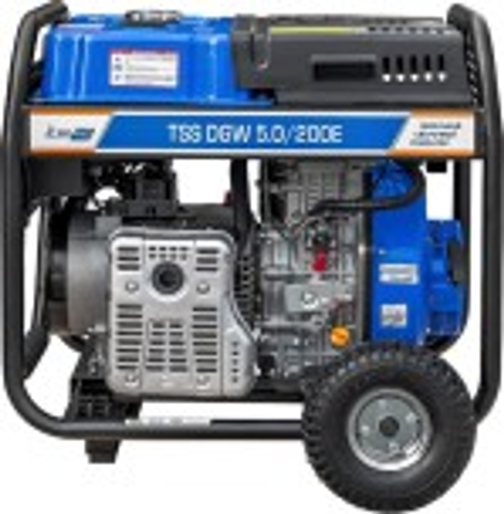 Сварочный генератор ТСС PROF DGW 5.0/200E дизельный 045621