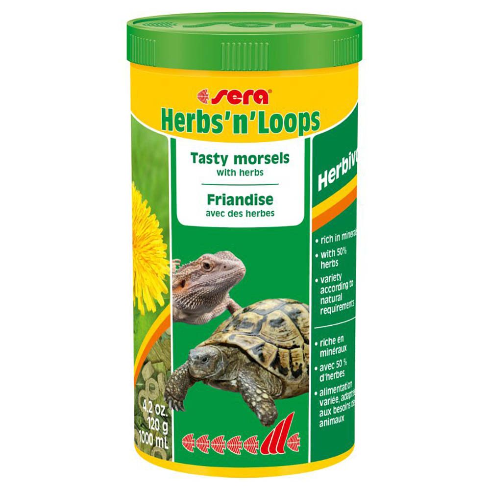 Sera Herbs’n’Loops 1000 мл - лакомство для рептилий (высушенные травы)