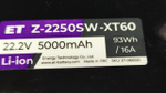Аккумулятор Z-2250SW-XT60