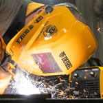 Щиток защитный лицевой (маска сварщика) F6, см. окно 93х43, Real Color, DIN4/5-8/9-13// Denzel