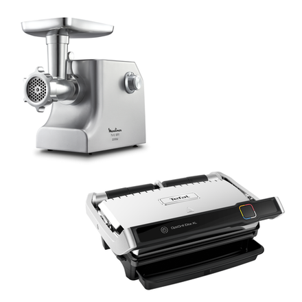 Мясорубка Moulinex ME856D32 + Электрогиль Tefal GC760D30