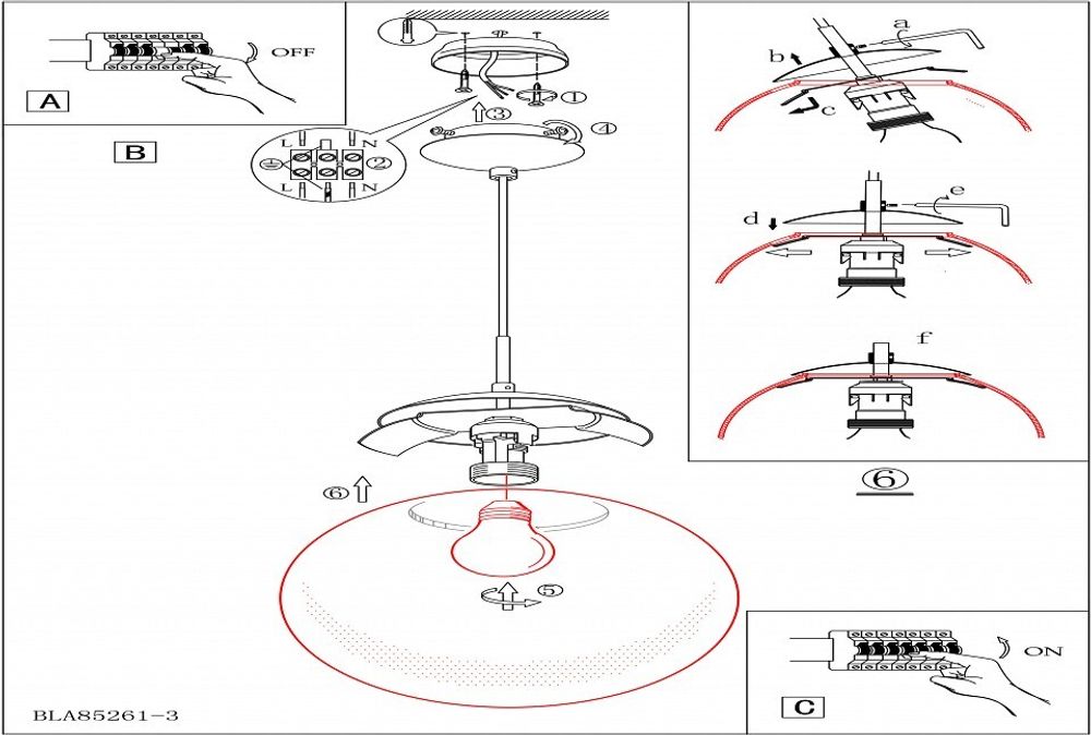Подвесной светильник Eglo Rondo 85262