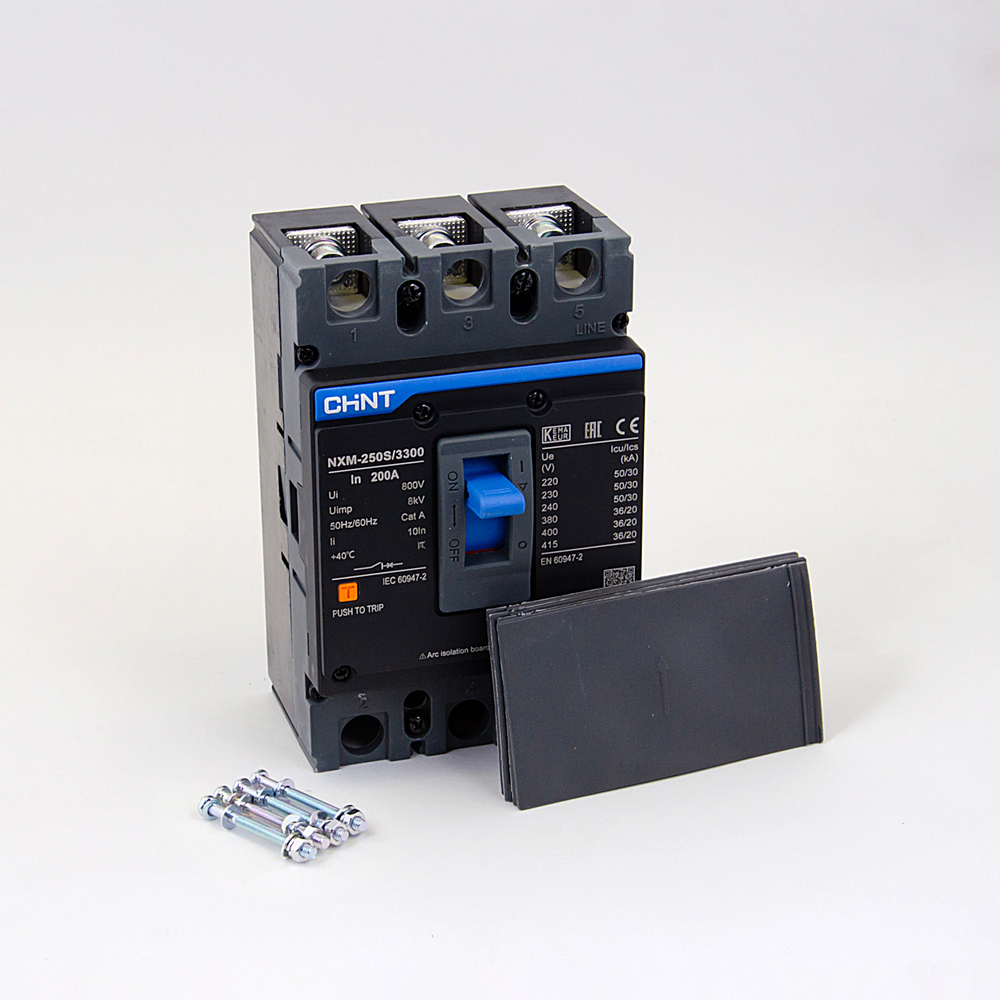 Выключатель автоматический 3п 200А 35кА NXM-250S (R) 131367 CHINT