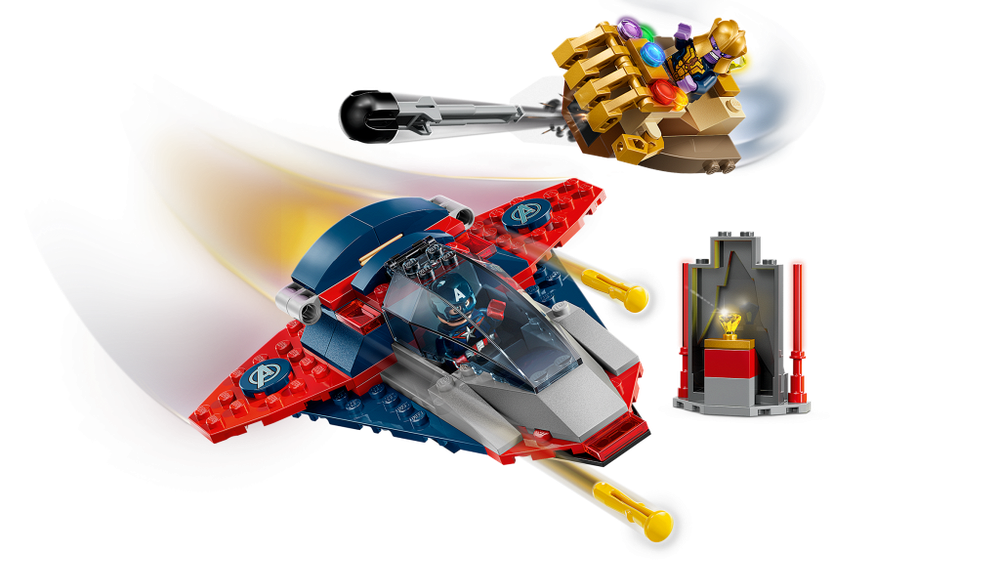 LEGO Super Heroes 76319 лего Капитан Америка против Таноса — игровой набор 7+