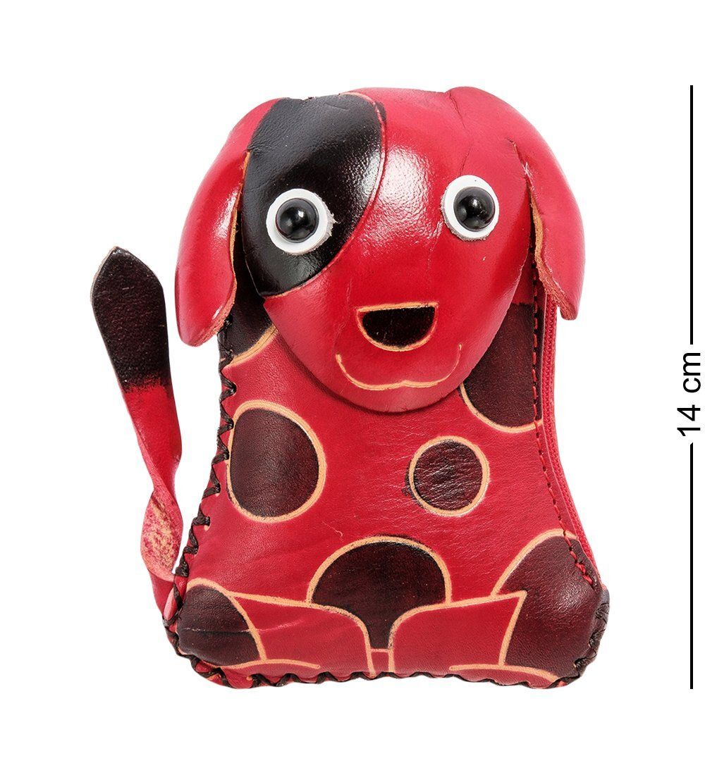 BL-44/1 Кошелёк кожаный «Собака»