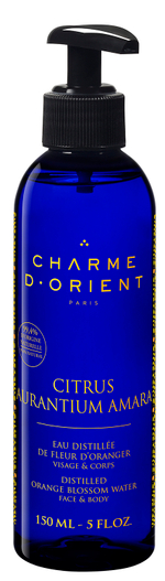 CHARME D'ORIENT Вода цветочная из цветков апельсинового дерева Eau distillée de Fleur d’Oranger - Distille 150 мл