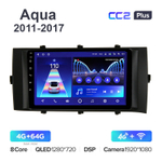 Teyes CC2 Plus 9"для Toyota Aqua 2011-2017 (прав)