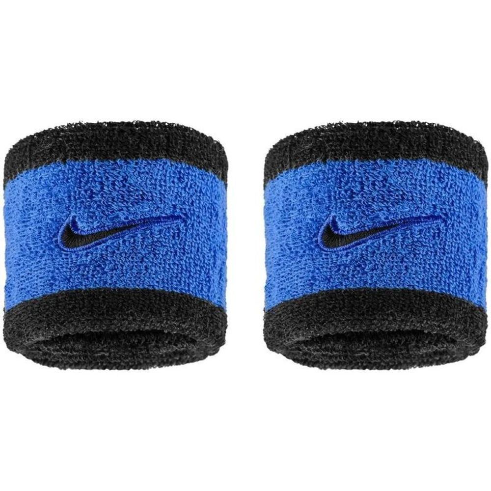Напульсник теннисный Nike Swoosh 2P - comet blue/black