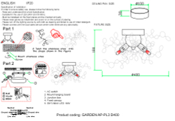Бра Crystal Lux GARDEN AP-PL3 D400 CHROME
