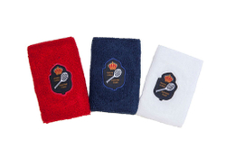 Напульсник теннисный Monte-Carlo M.C.C.C. Sweatbands 3P - red/blue/white