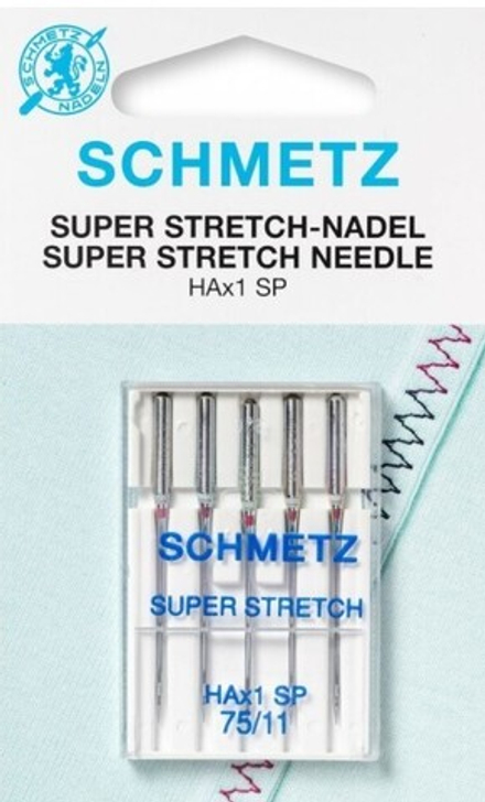 Иглы Супер Стретч Schmetz 130/705 HA x 1 SP № 75 5 шт.