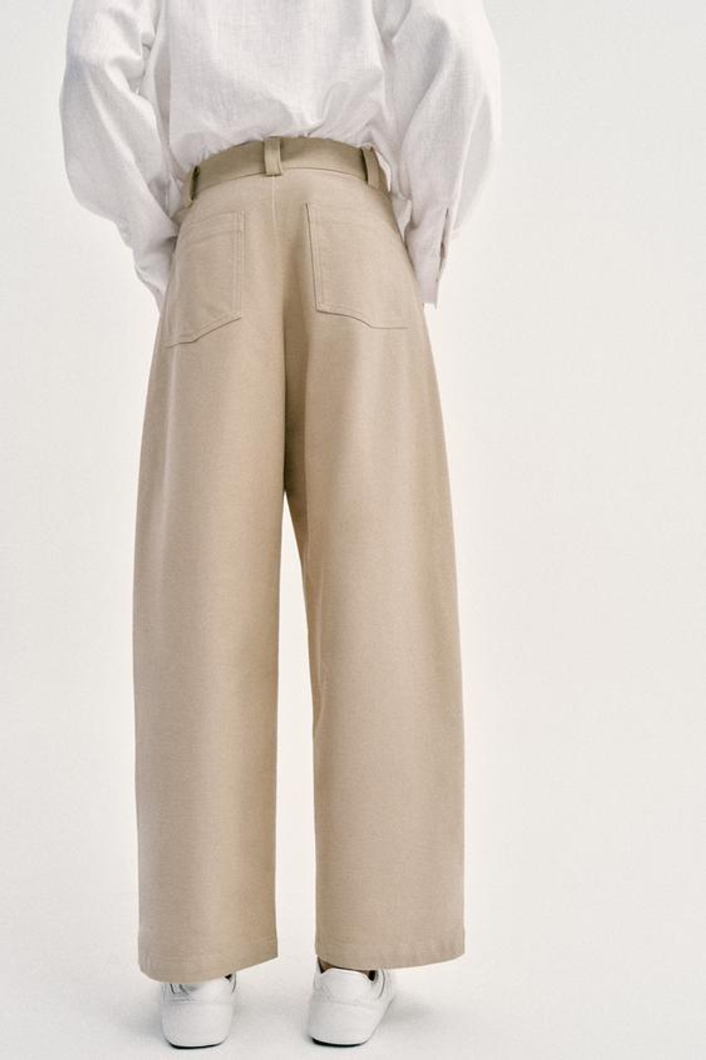 ZARA БРЮКИ BARREL, РЫЖЕВАТО-КОРИЧНЕВЫЙ