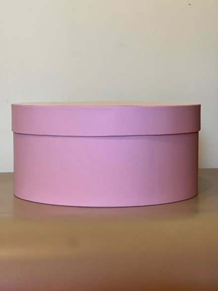 Короткая коробка D 32 см . Цвет: Нежно розовый  . Розница 550 рублей .