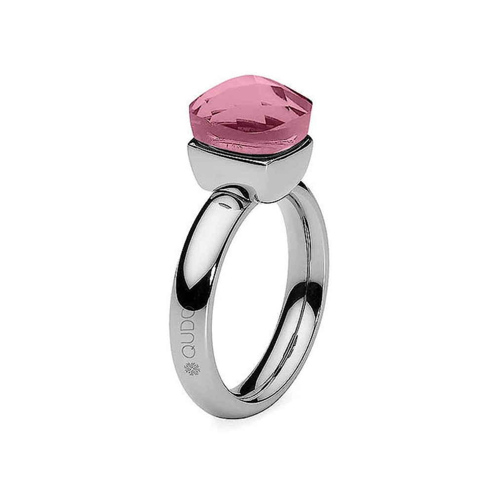 Кольцо Qudo Firenze rose 16 мм 611650/15.9 V/S цвет серебряный, розовый