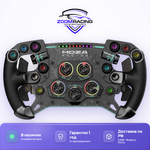 MOZA Racing GS V2P — руль для симрейсинга с карбоном — общий вид
