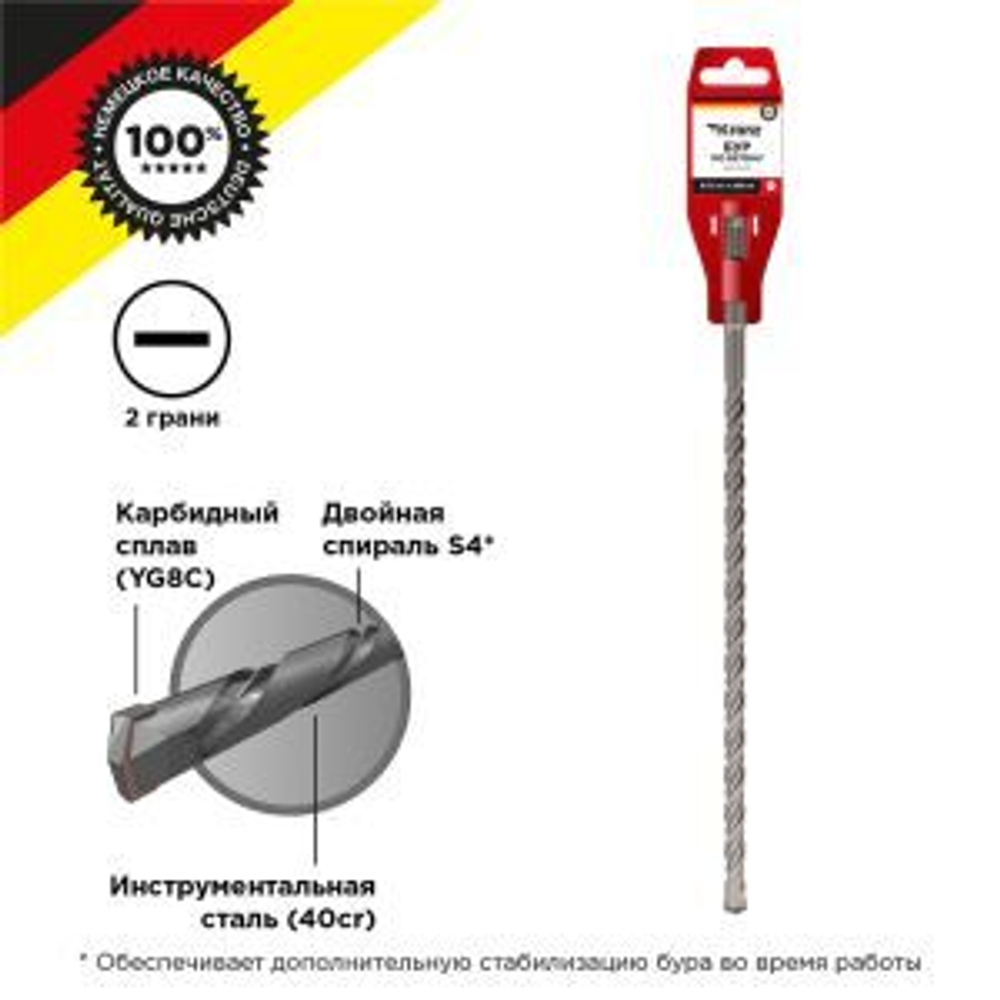 Бур по бетону 12x600x540 мм SDS PLUS Kranz