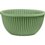 Кашпо для цветов пластиковое 6л d-31см «Верде» Оливковый