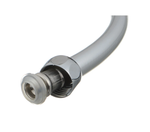 Шланг для душа MELODIA silver 1/2" на 1/2" конус пвх,175 см., серебро mkp34435bl