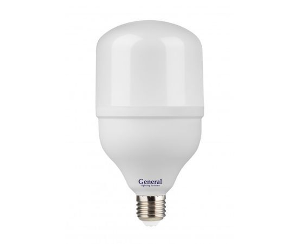 Лапочка General высокомощн. E27 30W(2050lm) 4000K 4K матов. 270 183x100мм (замена ДРВ) 660005, 1 шт.