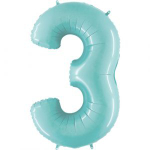 Цифра "3" (цвет на выбор) 1 шт