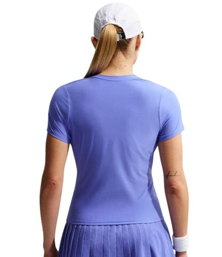 Женская теннисная футболка Nike Victoy Dri-Fit Short Sleeve - sapphire/white