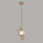 Подвесной светильник MD24030035-1A brass/amber