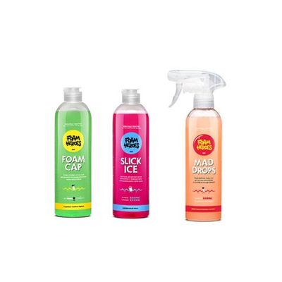 Набор для трехфазной мойки Foam Cap Sprite + Slick Ice Berry+Mad Drops Candy