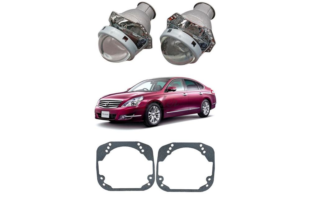 Готовый комплект для замены штатных линз Nissan Teana II J32 рестайлинг 2011-2014