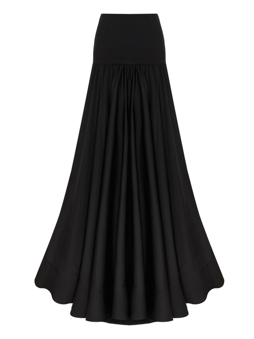 Юбка queen макси, черный