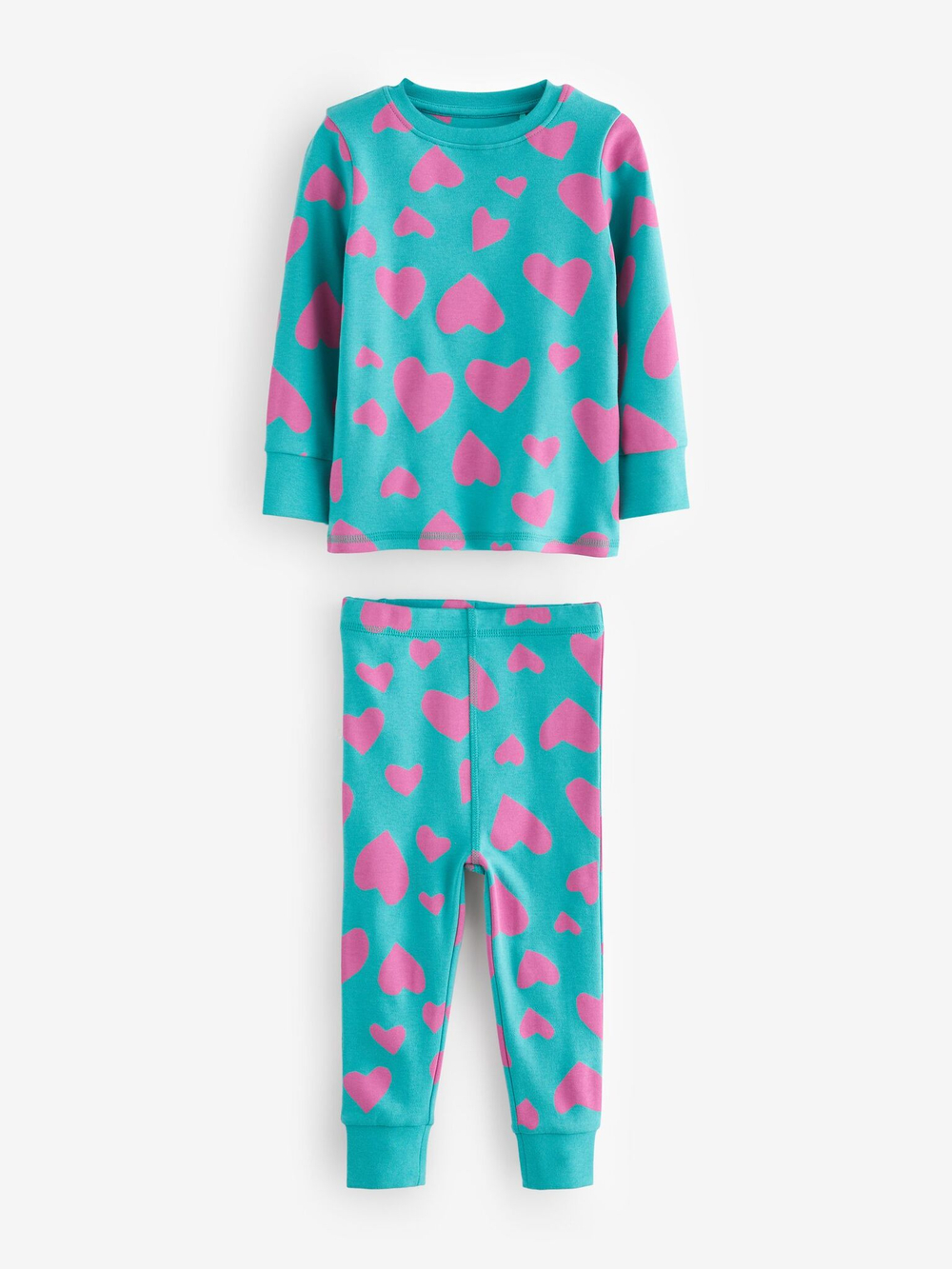 Пижама для девочки Next Q96-809, 3 шт., Фуксия, Сиреневый, Бирюзовый