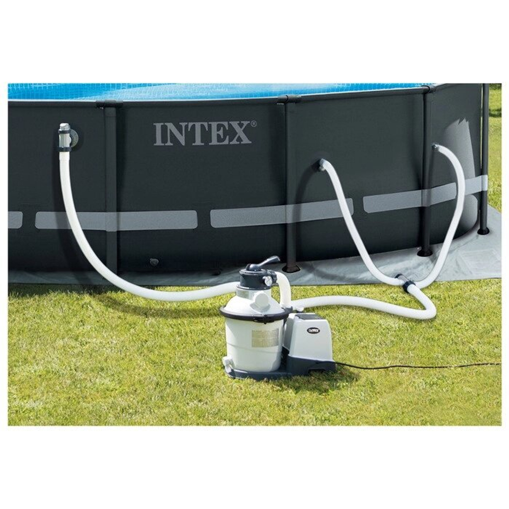 Клапан-фитинг угловой для бассейна Intex, перламутровый