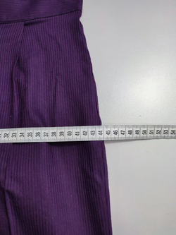 Брюки сливовые в полоску 44-46 размер