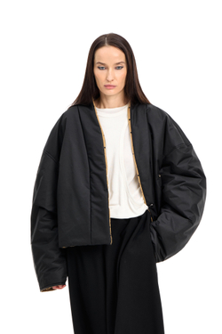 Куртка двусторонняя TULUP camel/black