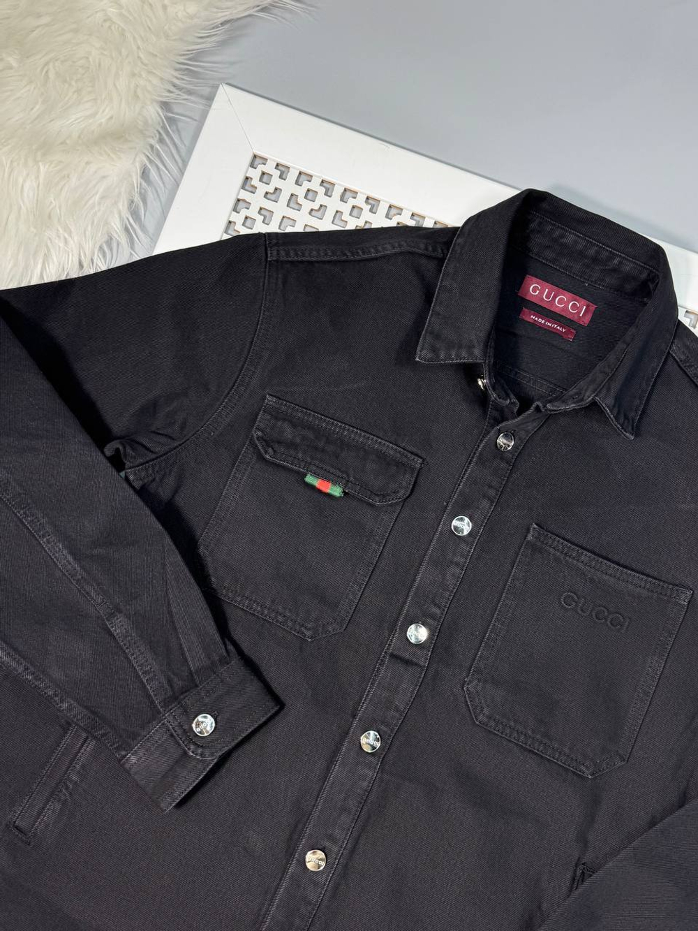 Джинсовая рубашка Gucci