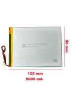 Аккумулятор для планшета Y23BBIAA1 , 3,8 V , 5000 mAh , 127мм x 98мм x 3мм , коннектор 5 PIN