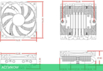 Кулер для процессора ID-Cooling IS-37-XT Black