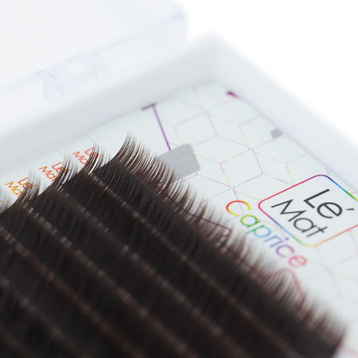 Ресницы Dark chocolate Le Maitre "Caprice" 20 линий C+ 0.07 MIX 7-13 mm