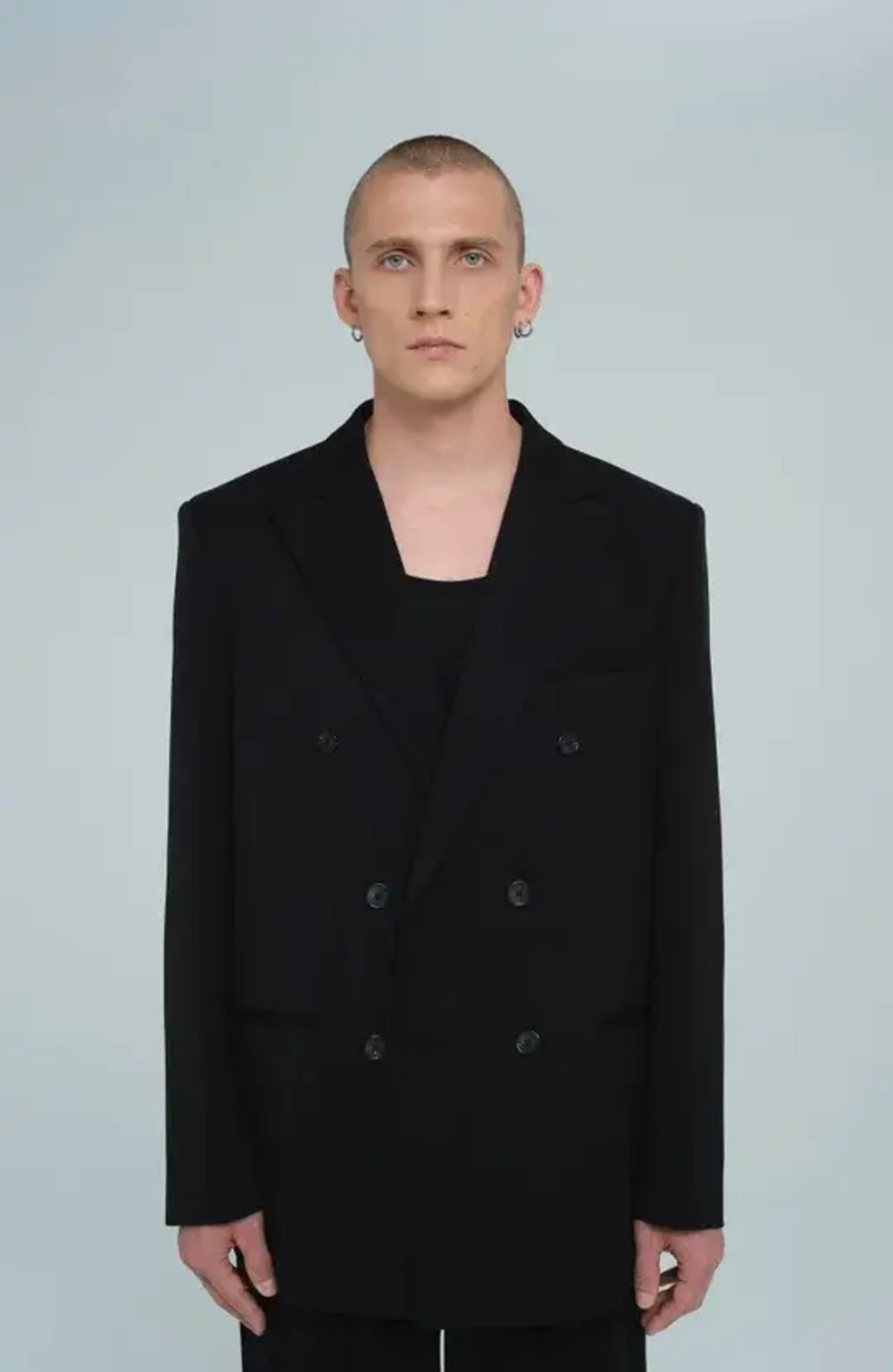 Пиджак двубортный | black