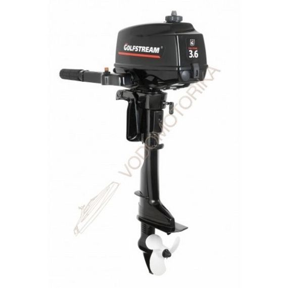 Лодочный мотор Golfstream T3.6BMS 3.6 л.с. двухтактный