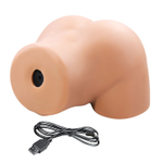 Телесный мастурбатор Olivia с 2 любовными отверстиями (Цвет: телесный)