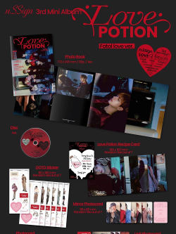 Альбом N.SSIGN - LOVE POTION 3rd Mini Album 2 Version SET