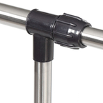 Вешалка напольная 145х41х160 см, с колесами, телескоп, Y384, хром