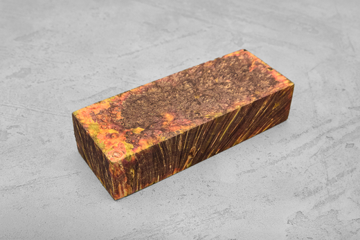 Кап клёна стабилизированный трехцветный Т48